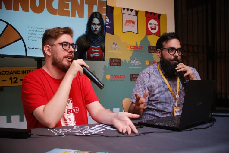 Federico Sfameni, Dott. Friedrich, a un evento di giochi di ruolo