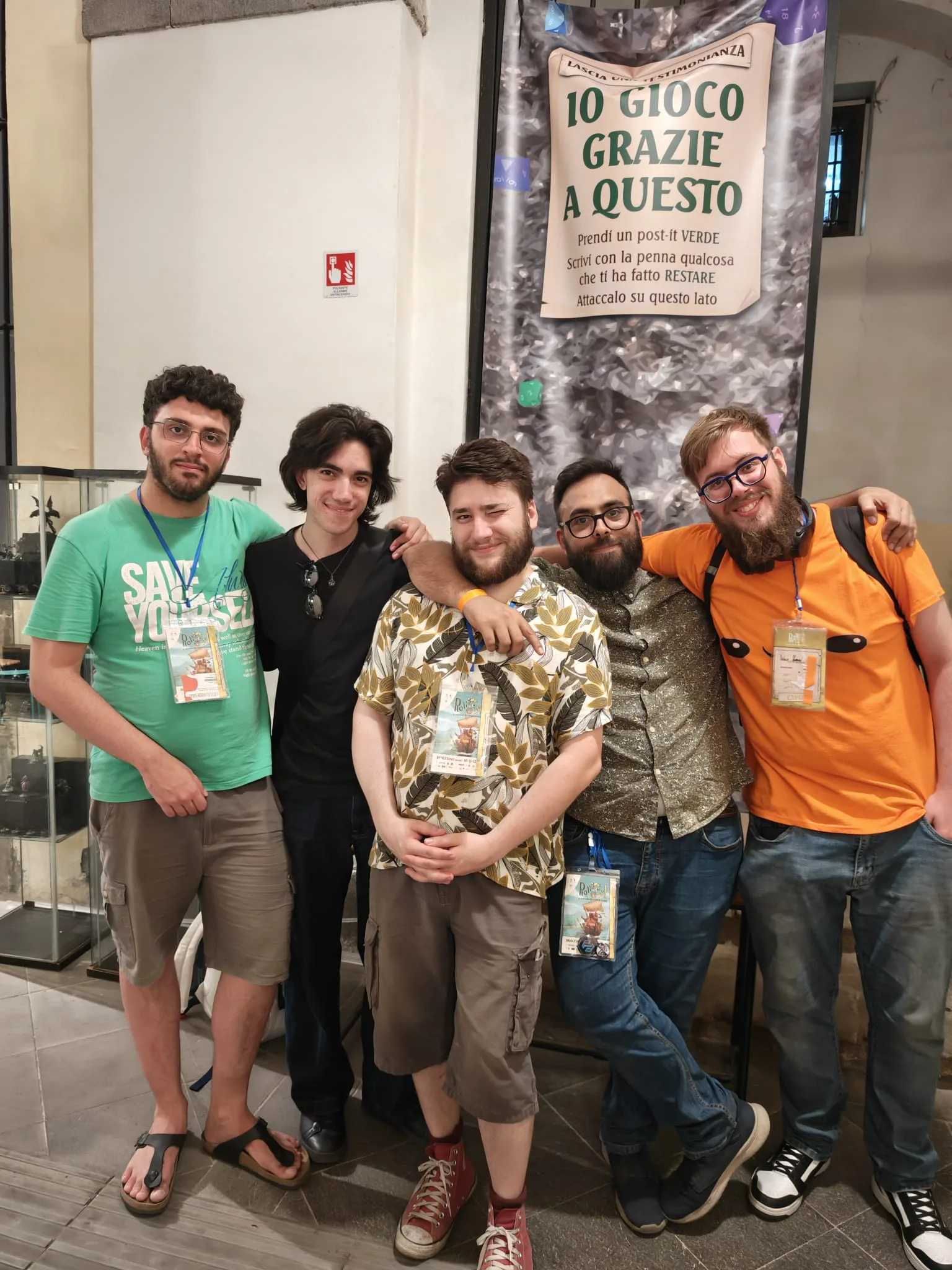 Sessione di gioco di ruolo con la community